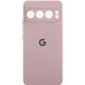 Чехол Silicone Cover Lakshmi Full Camera (AAA) with Logo для Google Pixel 9 Pro Розовый / Pink Sand фото 1