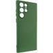 Чохол TPU GETMAN Liquid Silk Full Camera для Samsung Galaxy S26 Ultra Зелений / Dark green