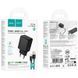 СЗУ Hoco C157A Smart PD30W+QC3.0 (1USB-A/1C) + кабель USB to Type-C Black фото 2