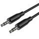 Аудіо кабель Aux Borofone BL26 Standard (1m) Black фото 2
