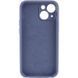 Чохол Silk Full Camera Protective (AA) NO LOGO для Apple iPhone 15 (6.1") Сірий / Lavender Gray фото 2