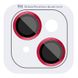 Защитное стекло Metal Classic на камеру (в упак.) для Apple iPhone 15 (6.1") / 15 Plus (6.7") Красный / Red фото 1