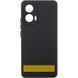 Чохол Silicone Cover Lakshmi Full Camera (AAA) для Motorola Moto G55 5G Чорний / Black