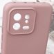 Чехол TPU GETMAN Liquid Silk Full Camera для Xiaomi 13 Розовый / Pink Sand фото 6