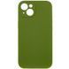 Чехол Silk Full Camera Protective (AA) NO LOGO для Apple iPhone 13 (6.1") Зеленый / Dark Olive