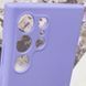 Чохол Silicone Cover Lakshmi Full Camera (AAA) with Logo для Samsung Galaxy S23 Ultra Бузковий / Dasheen фото 6