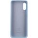 Чехол Silicone Cover Full Protective (AA) для Samsung Galaxy A02 Голубой / Lilac Blue фото 2