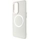 TPU чехол Bonbon Metal Style with MagSafe для OnePlus 9 Белый / White фото 4