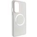 TPU чехол Bonbon Metal Style with MagSafe для OnePlus 9 Белый / White фото 1