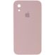 Чохол Silicone Case Square Full Camera Protective (AA) для Apple iPhone XR (6.1") Рожевий / Pink Sand фото 1