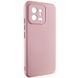 Чехол TPU GETMAN Liquid Silk Full Camera для Xiaomi 13 Розовый / Pink Sand фото 2