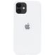 Чехол Silicone Case Full Protective (AA) для Apple iPhone 11 (6.1") Белый / White фото 1