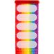 Ремешок Nylon для Apple watch 42mm/44mm/45mm/49mm Разноцветный / Rainbow фото 3