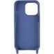 Чехол TPU two straps California для Apple iPhone 13 Pro Max (6.7") Темно-синий / Midnight blue фото 3