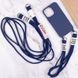 Чехол TPU two straps California для Apple iPhone 13 Pro Max (6.7") Темно-синий / Midnight blue фото 6