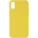Чехол Silicone Case Full Protective (AA) NO LOGO для Apple iPhone XS Max (6.5") Желтый / Yellow