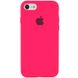 Чохол Silicone Case Full Protective (AA) для Apple iPhone 6/6s (4.7") Рожевий / Barbie pink