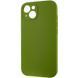 Чохол Silk Full Camera Protective (AA) NO LOGO для Apple iPhone 13 (6.1") Зелений / Dark Olive фото 3