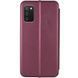 Кожаный чехол-книжка Classy для Samsung Galaxy A03s / A02s Бордовый фото 3