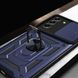 Ударопрочный чехол Camshield Serge Ring для Samsung Galaxy S21+ Синий фото 3