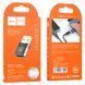 Переходник Hoco UA17 USB Male to Type-C Female USB2.0 Черный фото 6