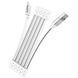 Дата кабель Hoco U103 Magnetic Absorption USB to Lightning (1m) White фото 3
