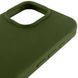 Чехол Silk Full Protective (AA) NO LOGO для Apple iPhone 16 Pro (6.3") Зеленый / Dark Olive фото 4