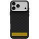 Чехол TPU+PC KVZV Triangular Pattern with Magnetic Fit для Apple iPhone 15 Pro Max (6.9") Black