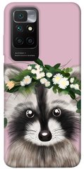 Чехол itsPrint Raccoon in flowers для Xiaomi Redmi 10