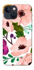 Чохол itsPrint Акварельні квіти для Apple iPhone 13 mini (5.4")