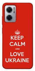 Чехол itsPrint Keep calm and love Ukraine для Xiaomi Redmi Note 11E