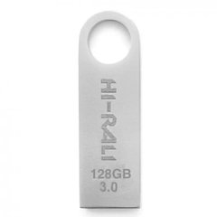 Флеш накопитель USB 3.0 Hi-Rali Shuttle 128 GB Серебряная серия