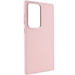 TPU чохол Bonbon Metal Style для Samsung Galaxy S23 Ultra Рожевий / Light pink