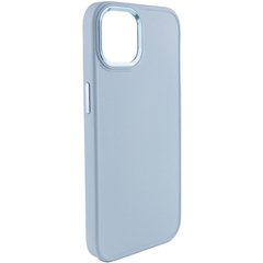 TPU чохол Bonbon Metal Style для Apple iPhone 14 (6.1") Блакитний / Mist blue