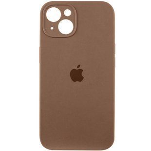 Чохол Silicone Case Full Camera Protective (AA) для Apple iPhone 15 Plus (6.7") Коричневий / Brown