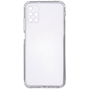 TPU чехол GETMAN Clear 1,0 mm для Samsung Galaxy M51 Бесцветный (прозрачный)