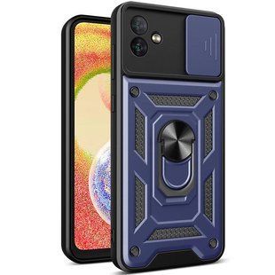 Чехол Ummi Camshield Serge Ring для Samsung Galaxy A04 Синий / Navy
