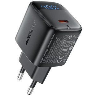 СЗУ Acefast A135 PD40W GaN (1USB-C) Black
