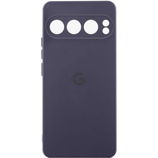 Чехол Silicone Cover Lakshmi Full Camera (AAA) with Logo для Google Pixel 9 Pro Серый / Dark Gray