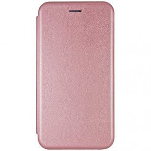 Кожаный чехол-книжка Classy для Xiaomi Redmi 7 Rose Gold