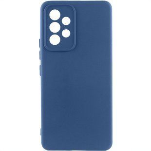 Чохол Silicone Cover Ummi Lakshmi Full Camera (AA) для Samsung Galaxy A33 5G Синій / Navy Blue