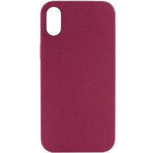 Чехол Silk Full Protective (AA) NO LOGO для Apple iPhone XS Max (6.5") Бордовый / Maroon