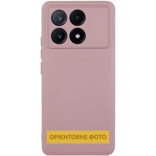 Чехол TPU GETMAN Liquid Silk Full Camera для Xiaomi Poco X6 / Note 13 Pro 5G Розовый / Pink Sand