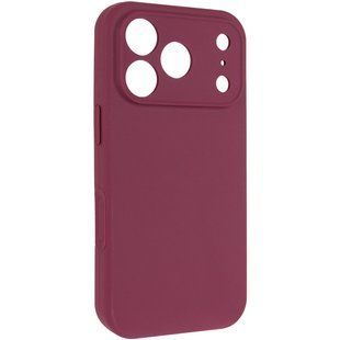 Чехол Silk Full Camera Protective (AA) NO LOGO для Apple iPhone 17 Pro Max / 18 Pro Max (6.9") Бордовый / Plum