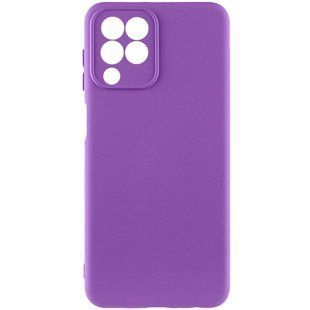 Чехол TPU GETMAN Liquid Silk Full Camera для Samsung Galaxy M33 5G Фиолетовый / Purple
