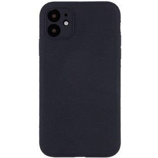 Чехол Silk Full Camera Protective (AA) NO LOGO для Apple iPhone 12 (6.1") Черный / Black