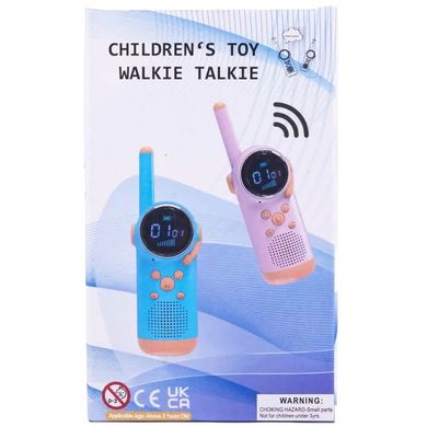 Уценка Детская рация Walkie Talkie D22 Мятая упаковка / Blue + Pink