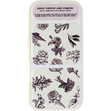 Чехол TPU Panel Stand для Apple iPhone 17 Pro Max (6.9") Floral Sketch