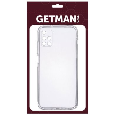 TPU чохол GETMAN Clear 1,0 mm для Samsung Galaxy M51 Безбарвний (прозорий)