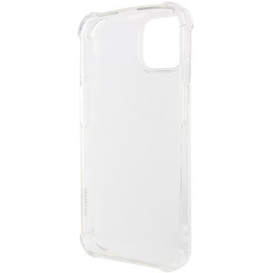 TPU чехол GETMAN Ease logo усиленные углы для Apple iPhone 15 (6.1") Бесцветный (прозрачный)